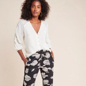 NWT Anthro Dolan Left Coast Shirred Blouse Size XS